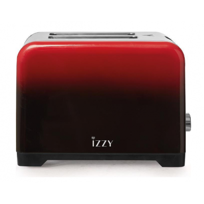 Izzy IZ-9102 Φρυγανιέρα 2 Θέσεων 950W Κόκκινο